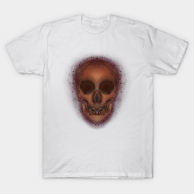 Halloween skull spooky style 4 T-Shirt by fslaf